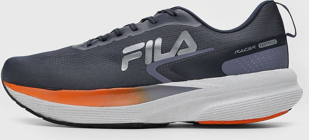 Tênis Masculino Fila Racer Fastpace e Laranja