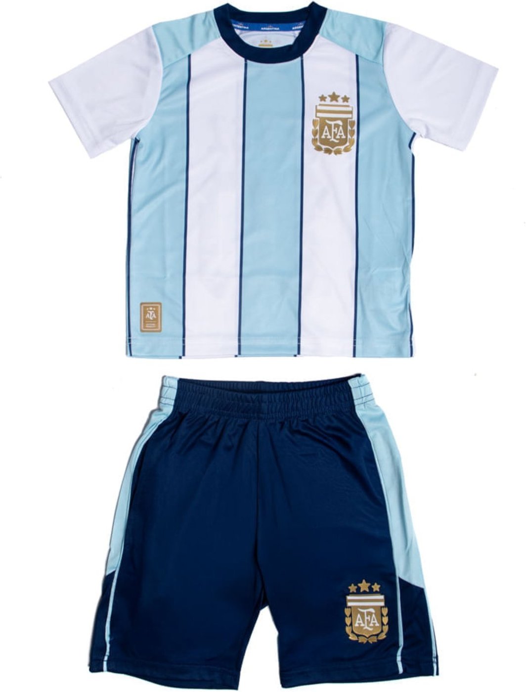 Imagem principal Infantil - Conjunto Balboa Argentina Branco/Azul branco azul Balboa branco azul