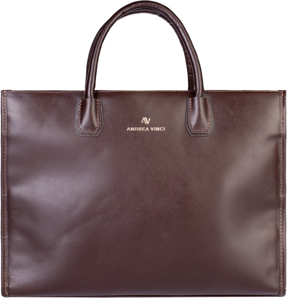 Imagem principal Pasta Andrea Vinci Executiva De Couro Feminina Vitória café Andrea Vinci café