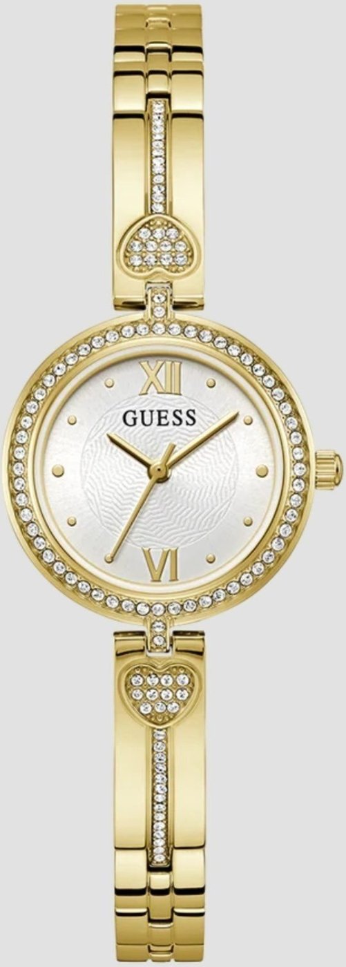 Imagem principal Relógio Guess Redondo Coração Cristal dourado Guess dourado