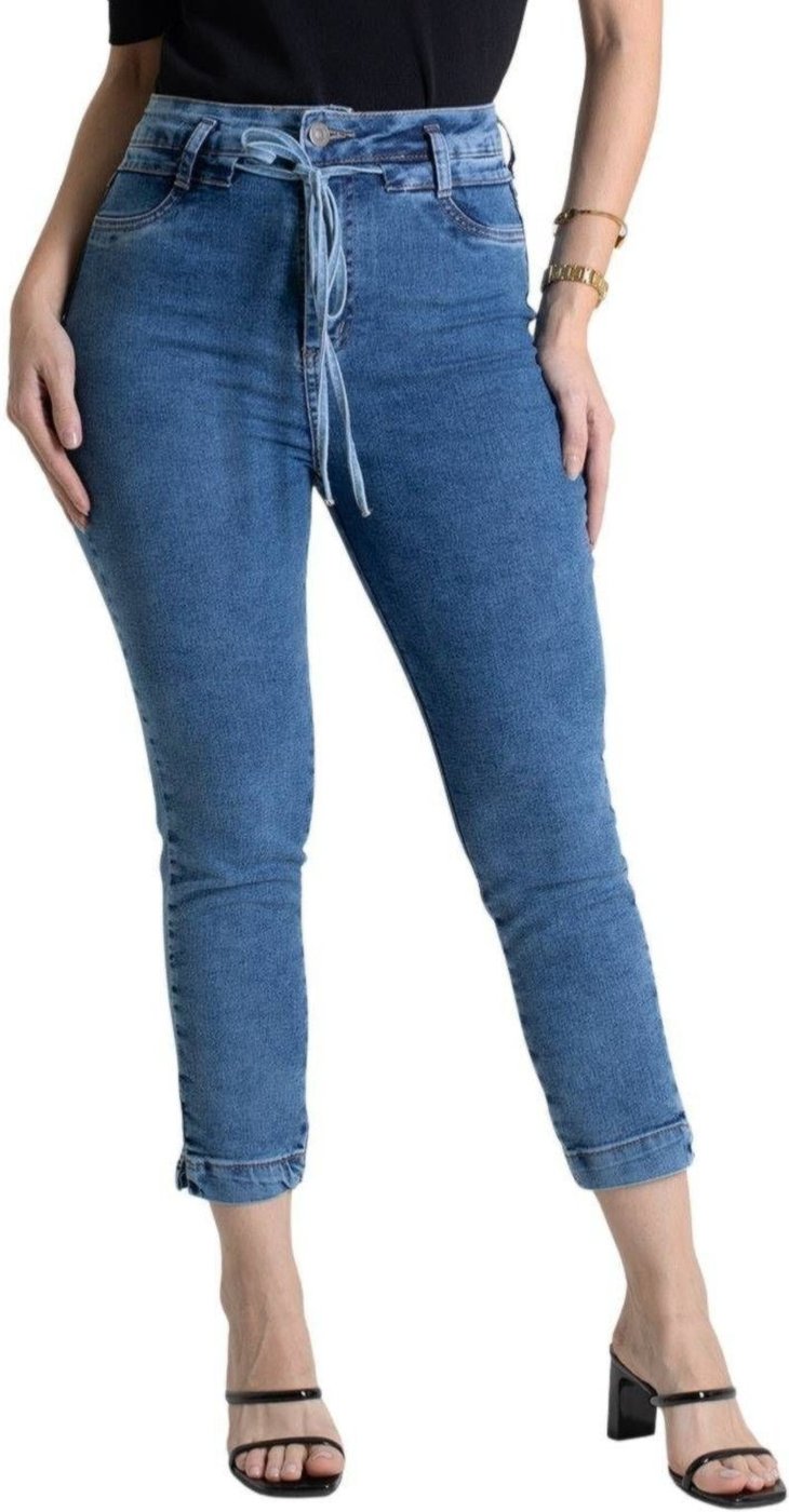 Calça Jeans Sawary Cropped - 279755
