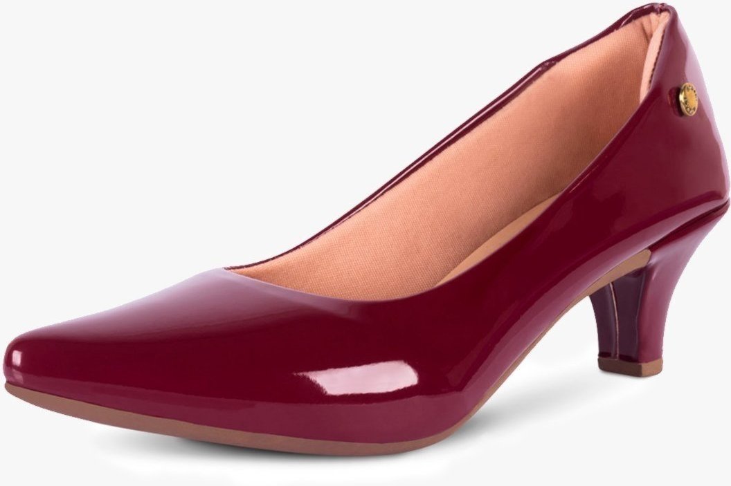 Imagem principal Scarpin Feminino Salto Baixo Fino Clássico Salto Bico Fino Cereja Marsala TAKATA BY RAFAEL TAKATA vinho TAKATA BY RAFAEL TAKATA vinho