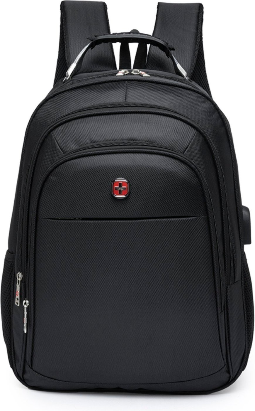 Imagem principal Mochila Masculina Executiva Bolsa Trabalho Resistente Notebook USB Crossgear preto Crossgear preto