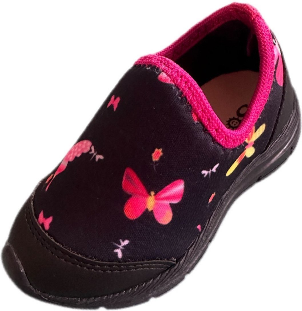 Imagem principal Infantil - Tênis Solzim Calce fácil borboleta preto Solzim preto