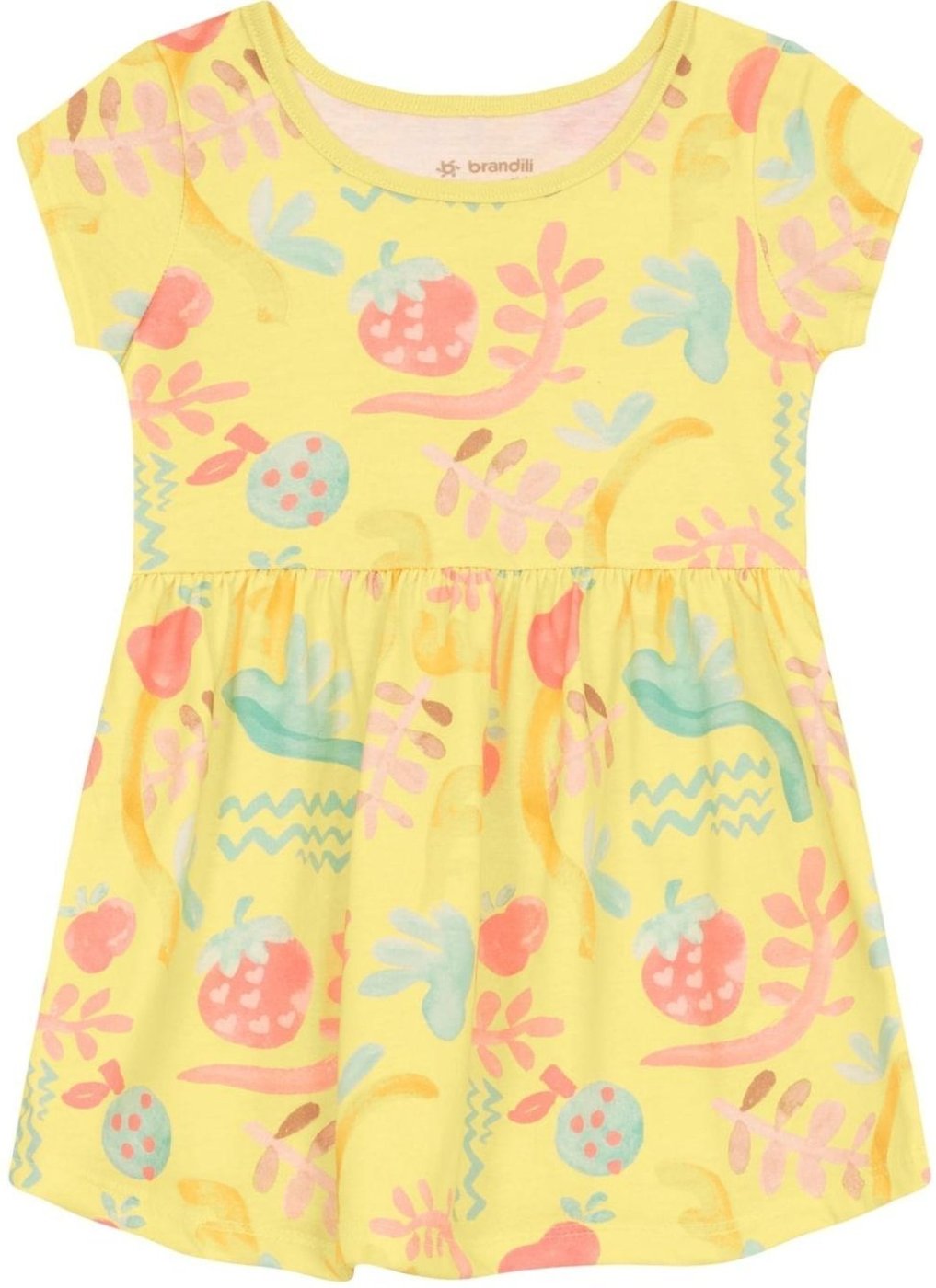 Imagem principal Infantil - Vestido menina de morango Brandili Brandili amarelo