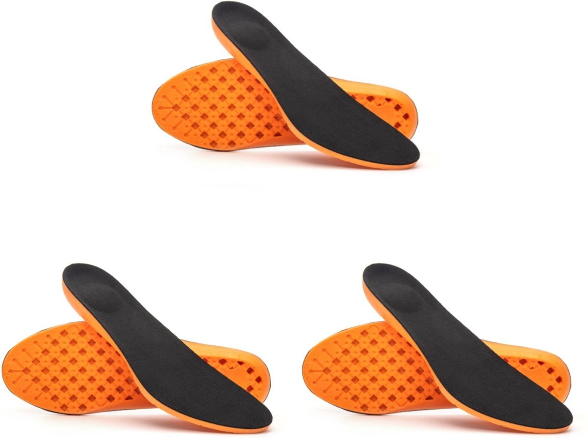 Kit 3 Palmilhas De Gel Anatômica De Alto Conforto de Tênis ChockZero