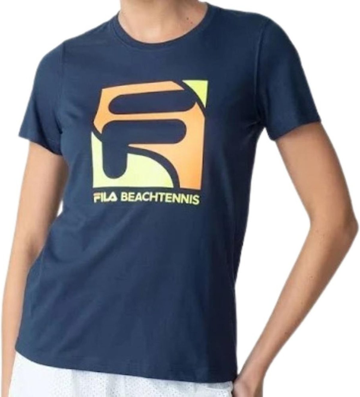 Imagem principal Camiseta Feminina Fila Beach Tennis Marinho azul Fila azul