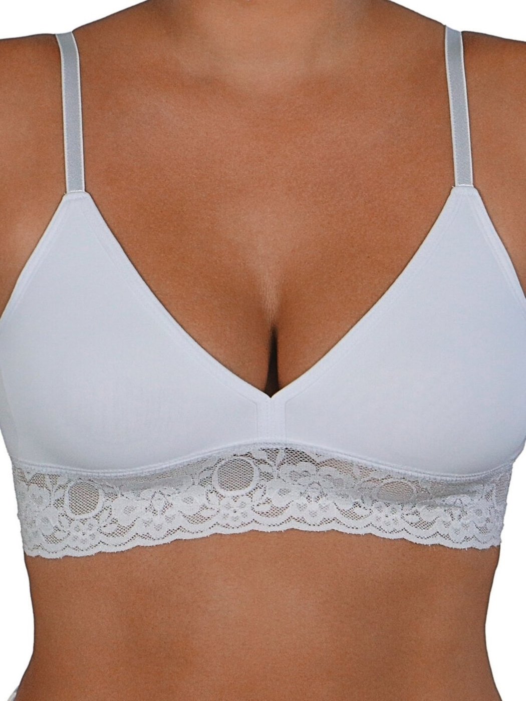 Imagem principal Sutiã sem Aro e sem Bojo Caríbdis Demillus 61332 branco Demillus branco