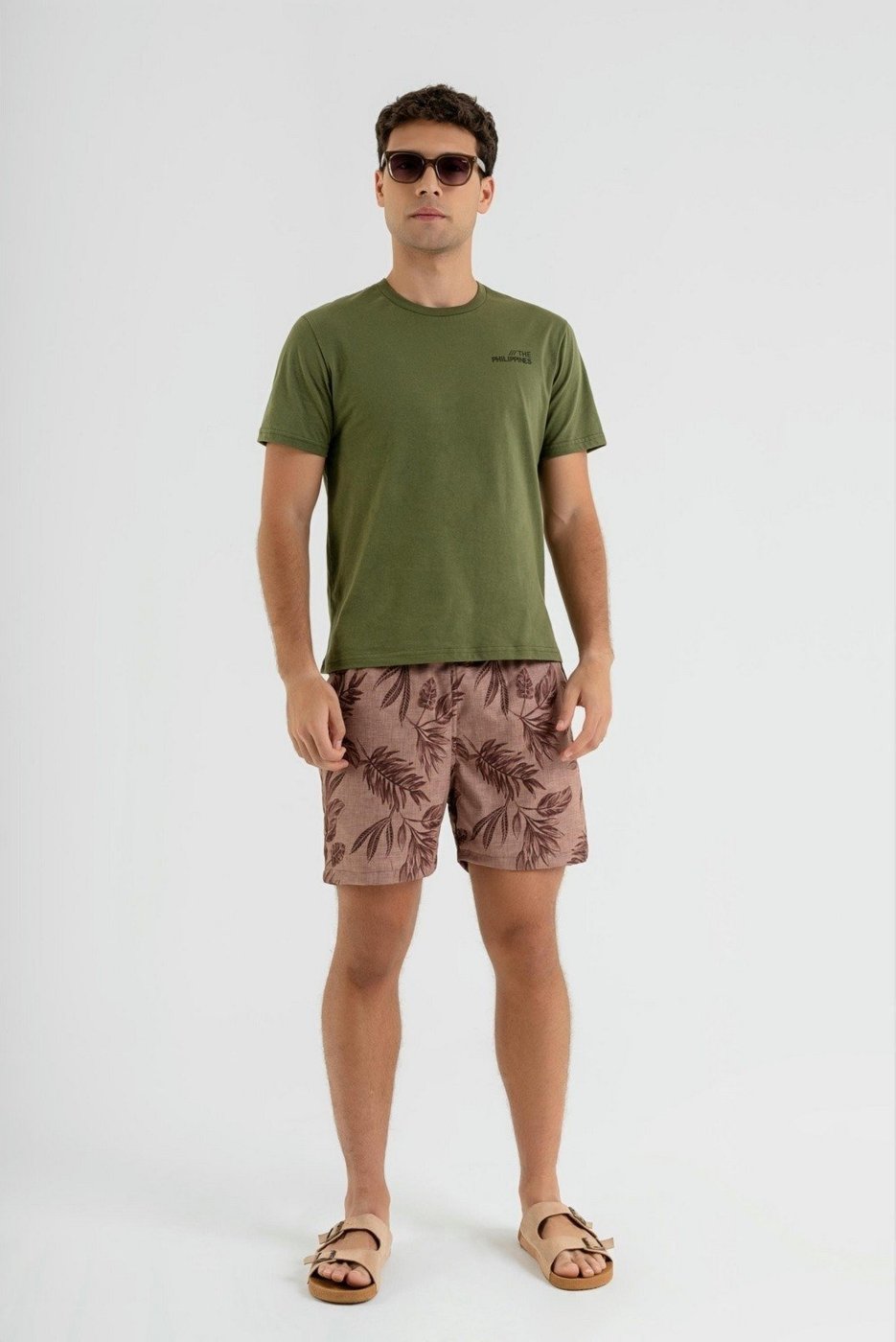 Imagem principal Camiseta Masculina em Meia Malha The Philippines verde The Philippines verde