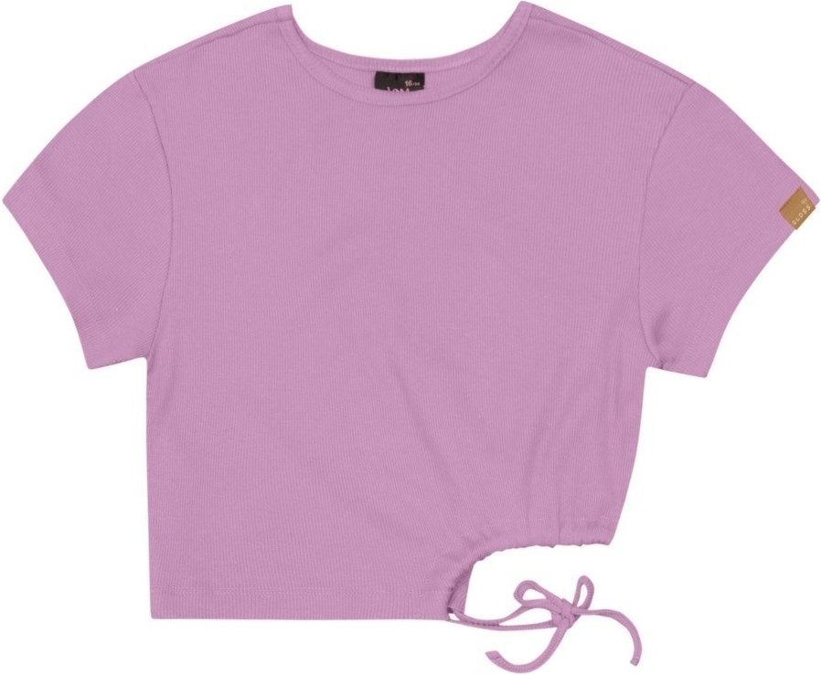 Imagem principal Infantil - Blusa Cropped Básica em Ribaninha Juvenil Gloss roxo Gloss roxo