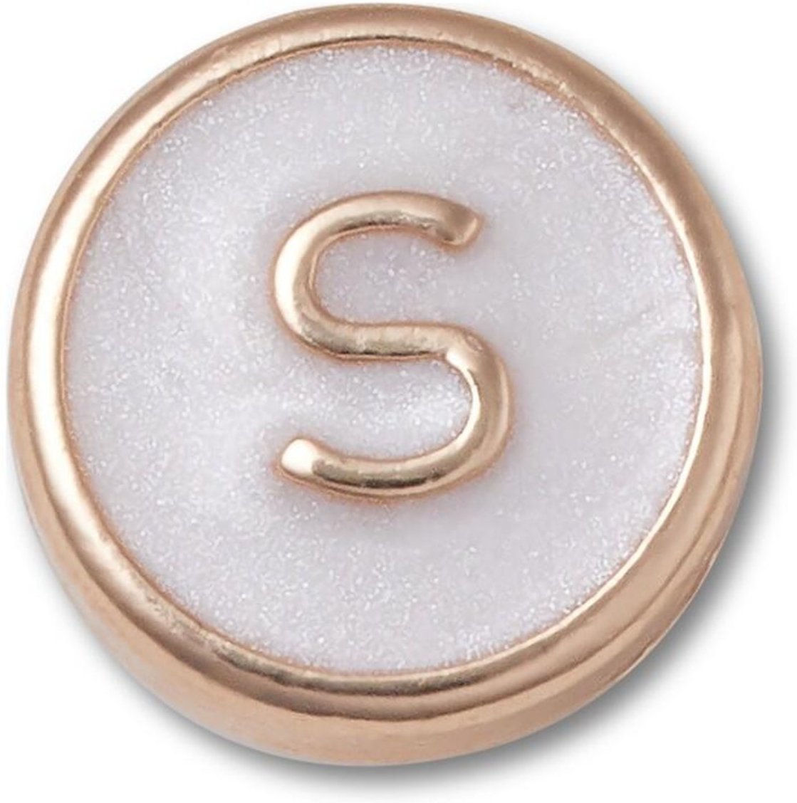 Infantil - Jibbitz™ Letra S Pequena Perolizada