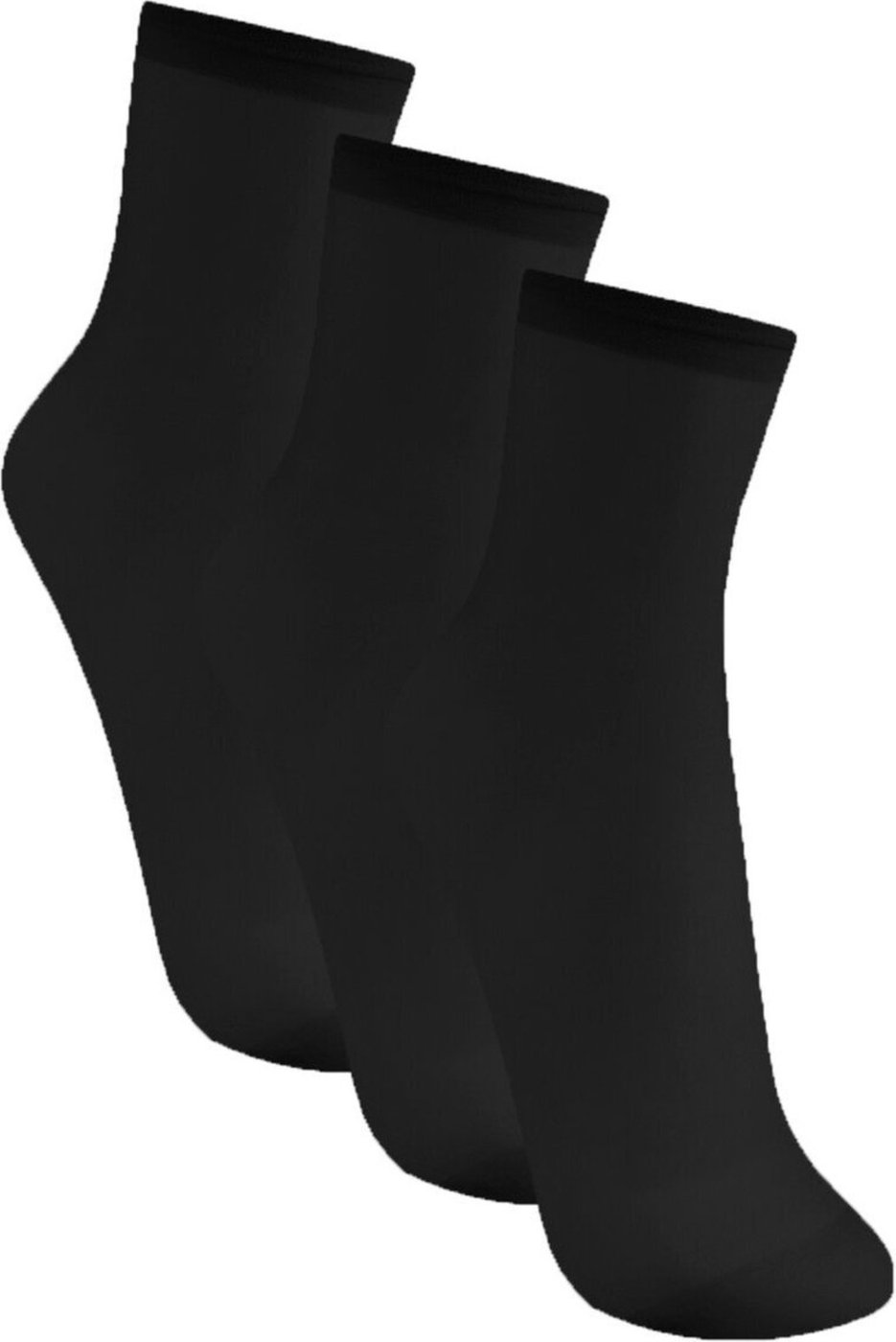 Kit com 3 Meias Soquete Fio 20 Trifil 6126