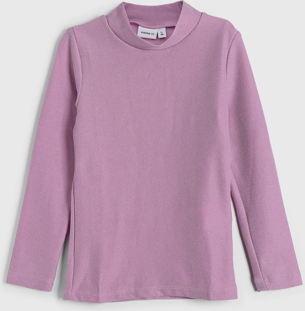 Infantil - Blusa Manga Longa Name It Metalizada Lilás