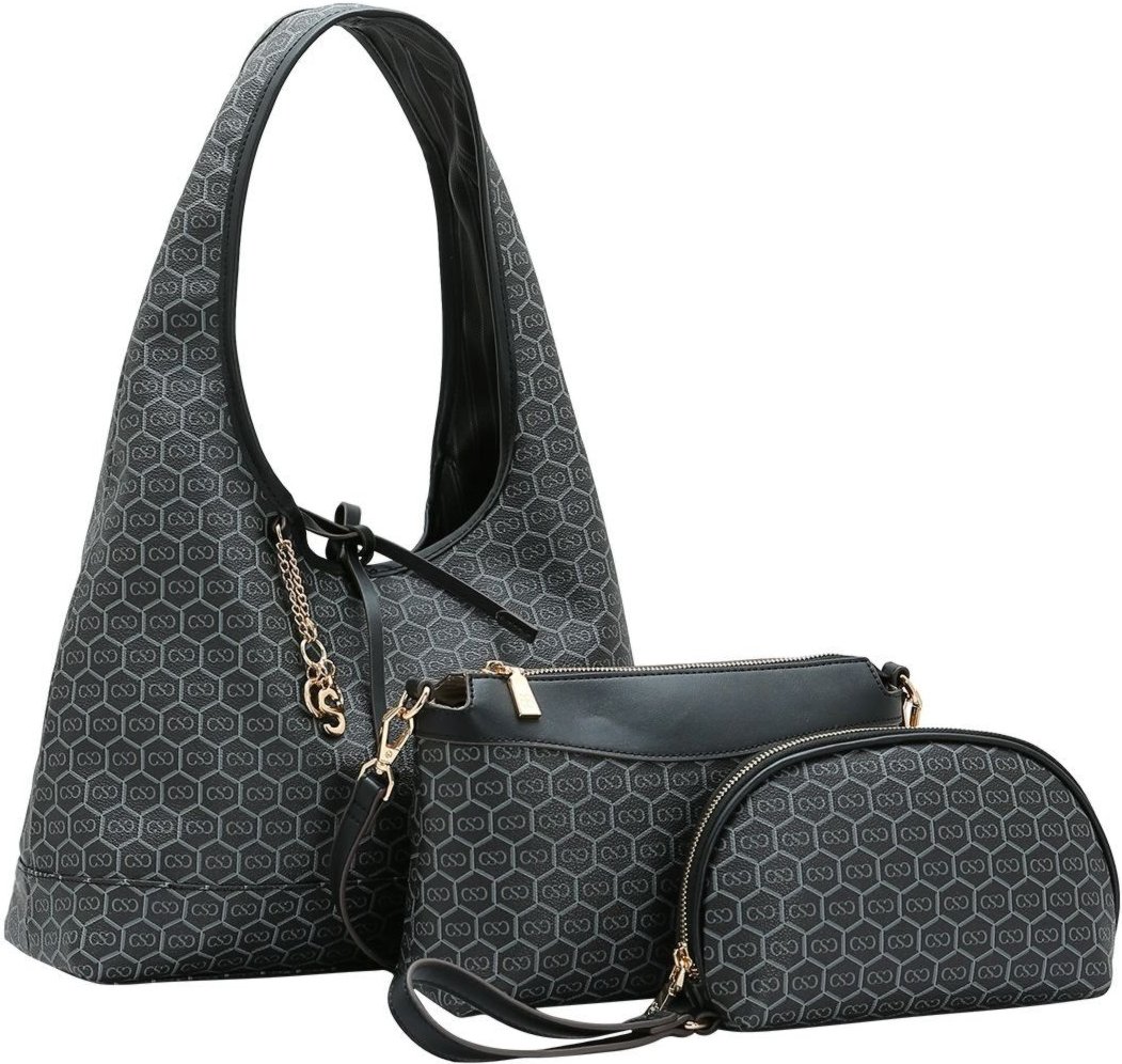 Bolsa Feminina Chenson New Monograma Dupla Face Kit 3 Peças 3485429