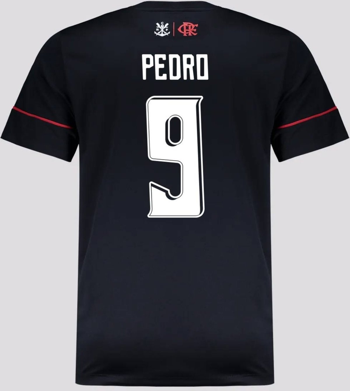 Imagem principal Camisa Flamengo Canastra 9 Pedro Preta braziline preto braziline preto