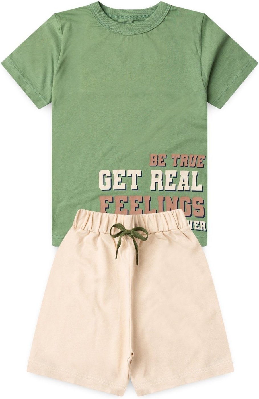 Imagem principal Infantil - Conjunto Bem Vestir Masculino Camiseta e Bermuda Get Real verde BEM VESTIR verde