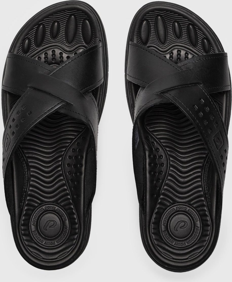 Imagem principal Sandália Pegada Tira Transpassada Preta preto PEGADA preto