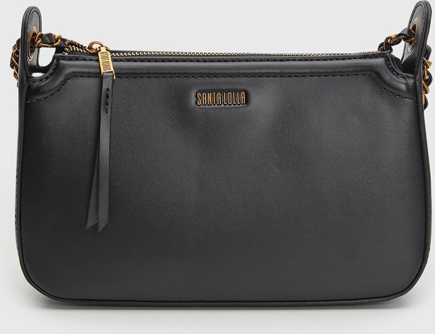 Imagem principal Bolsa Feminina Santa Lolla Alça Corrente Preta preto Santa Lolla preto