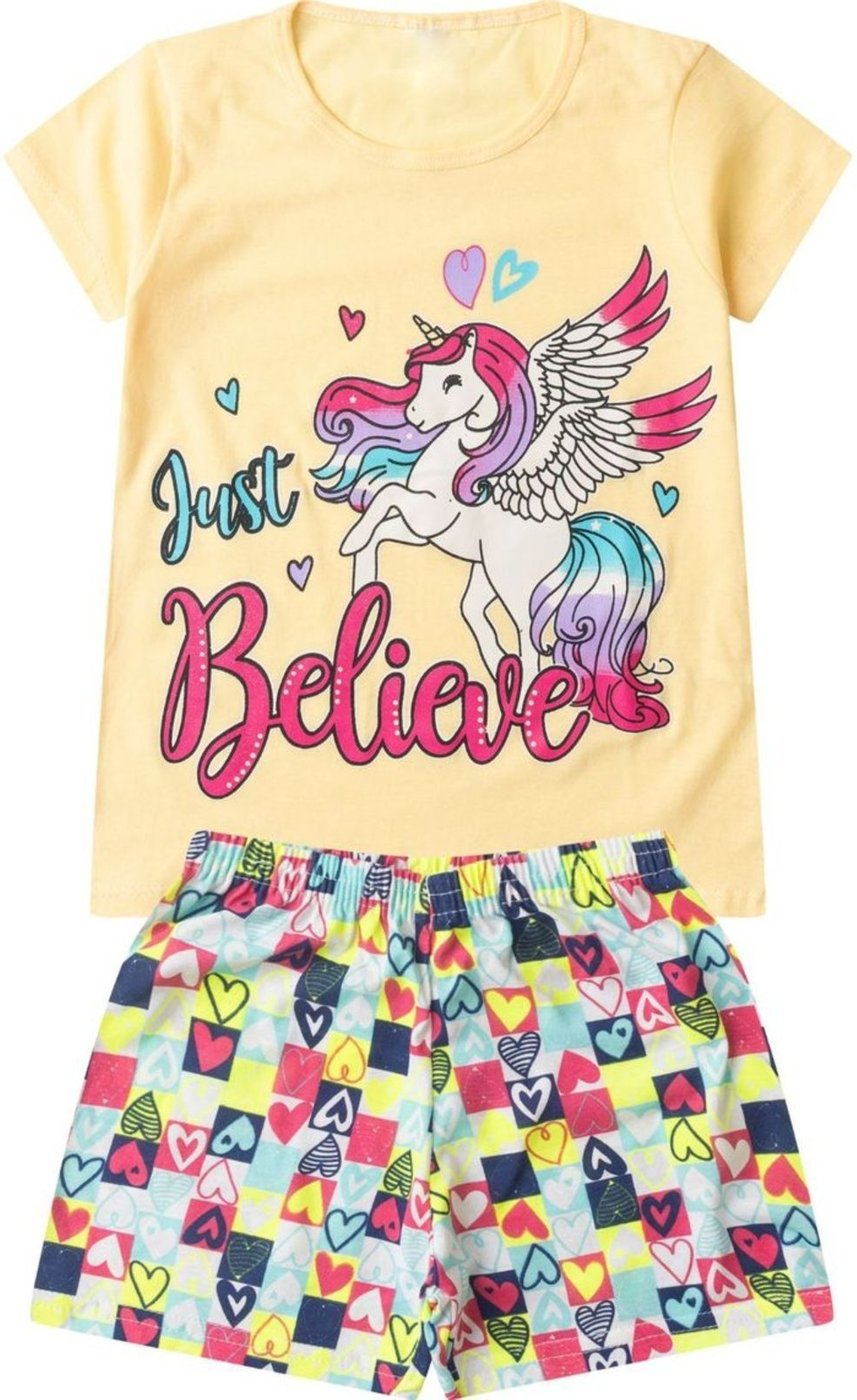 Imagem principal Pijama Menina Curto Algodão Select rosa Select rosa