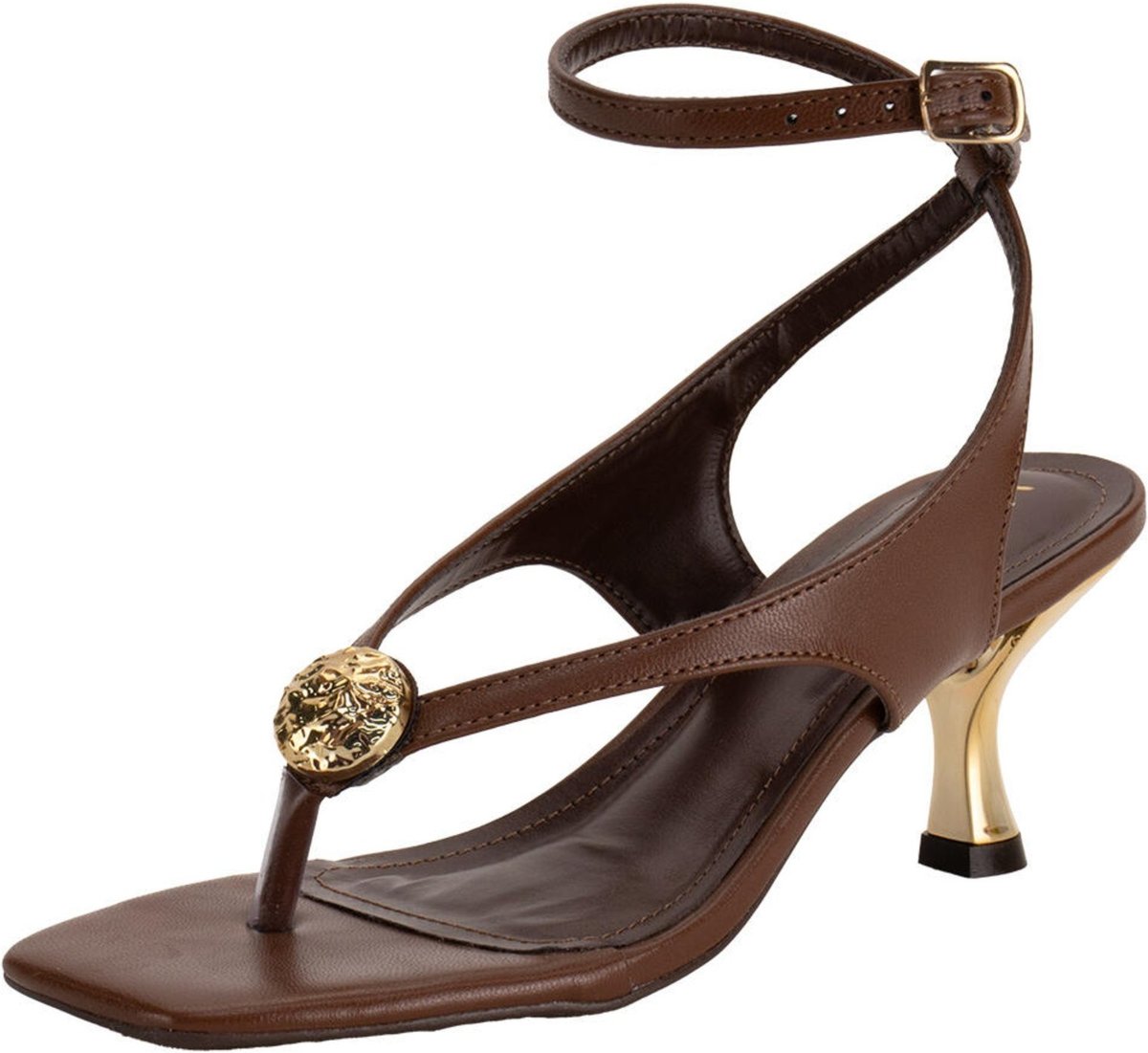 Sandália Feminina Salto Taça Via Marte 177043 5837043