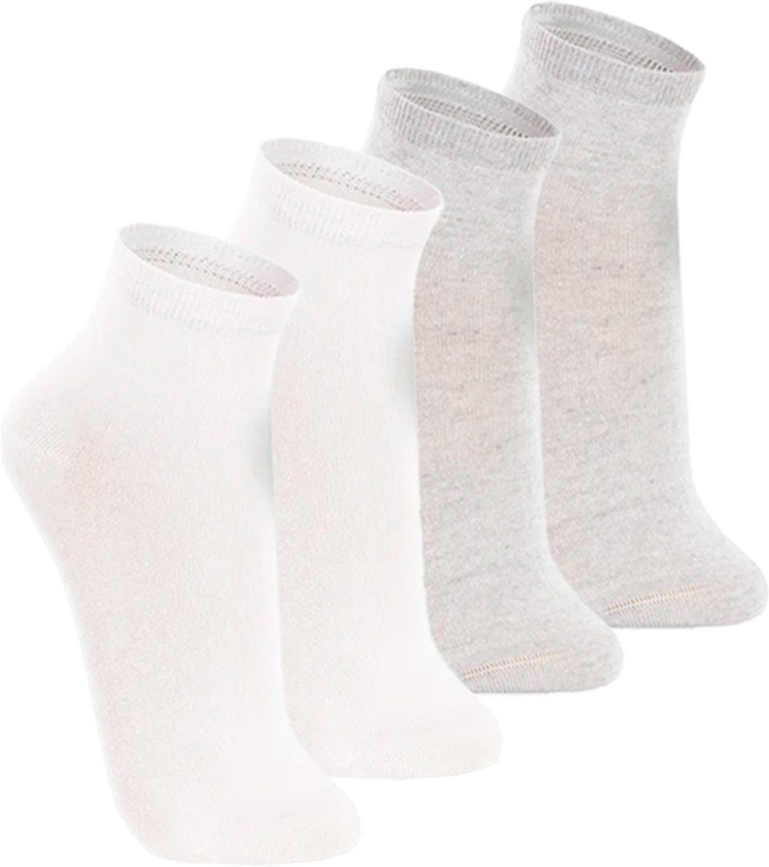 Kit com 4 Pares de Meias Cano Médio Lupo