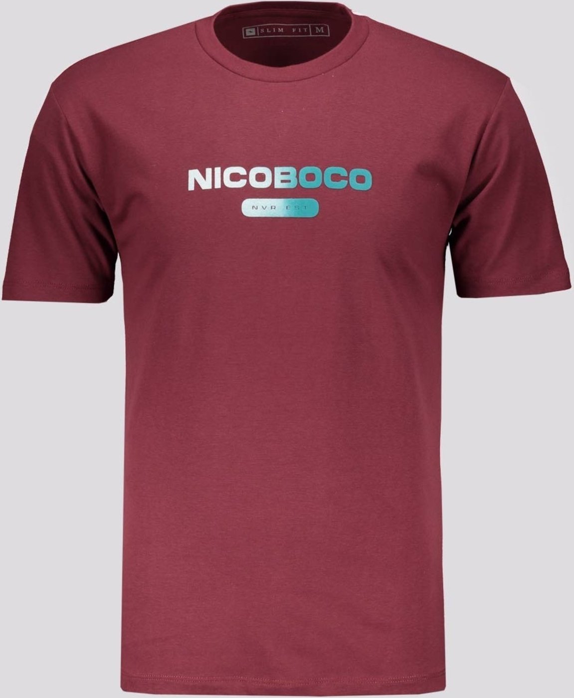Camiseta Nicoboco Slim Fit Panteao Bordô