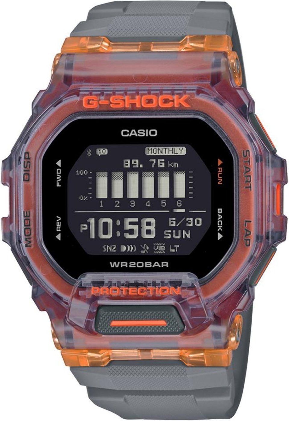 Relógio G-Shock GBD-200SM-1A5DR Laranja