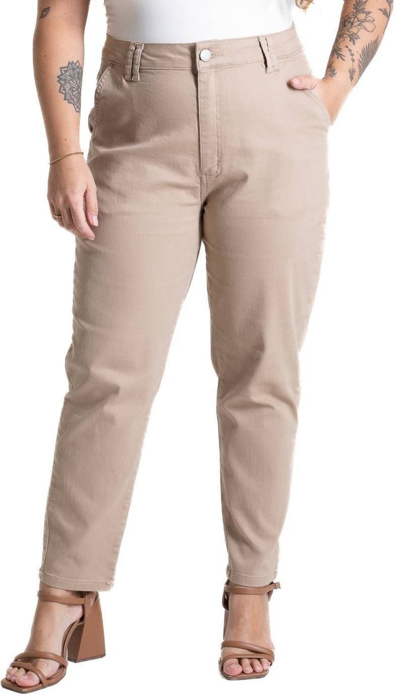 Calça Sarja Sawary Mom Plus Size - 274623