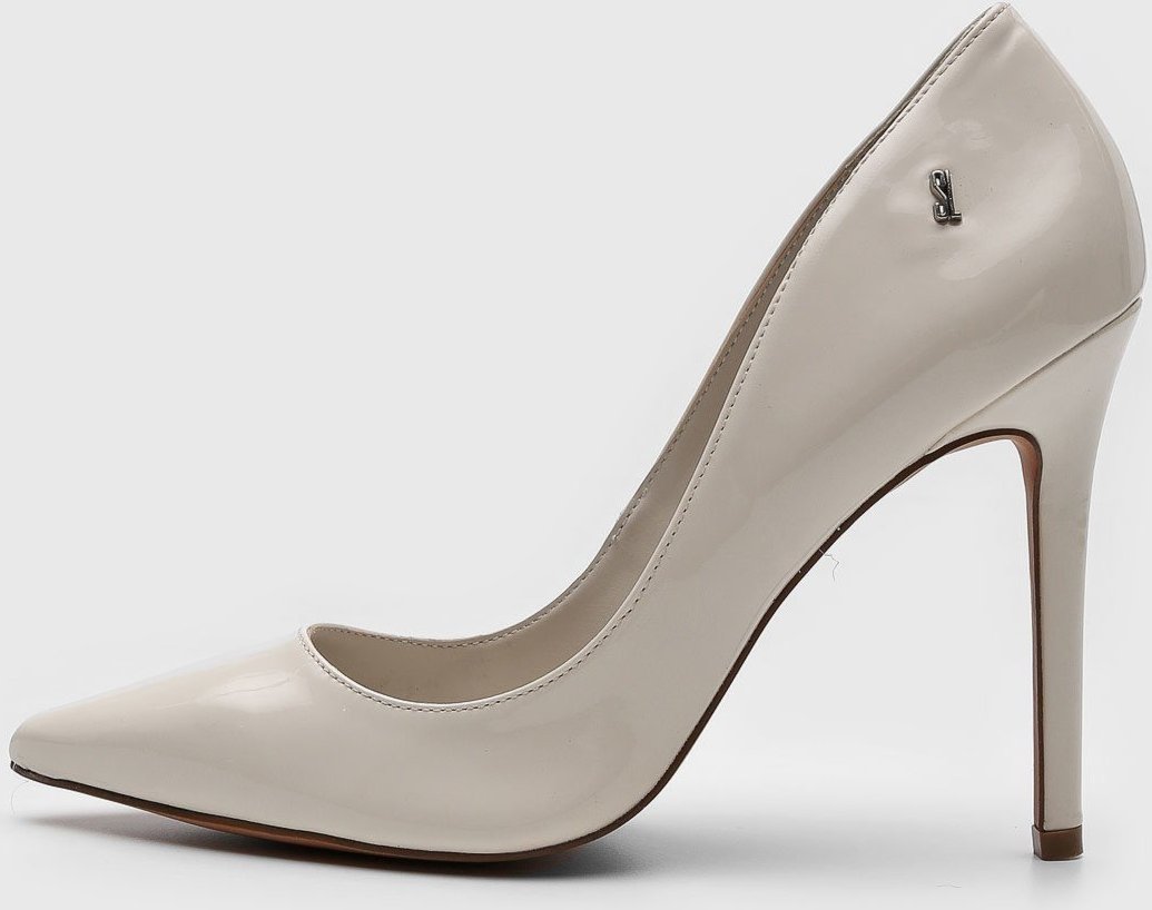 Scarpin Santa Lolla Salto Fino Off-White