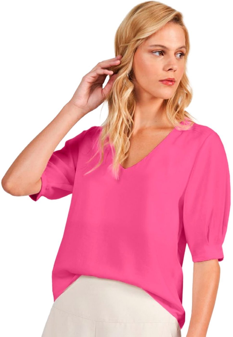 Imagem principal Blusa Acostamento Elegance In24 Feminino rosa Acostamento rosa