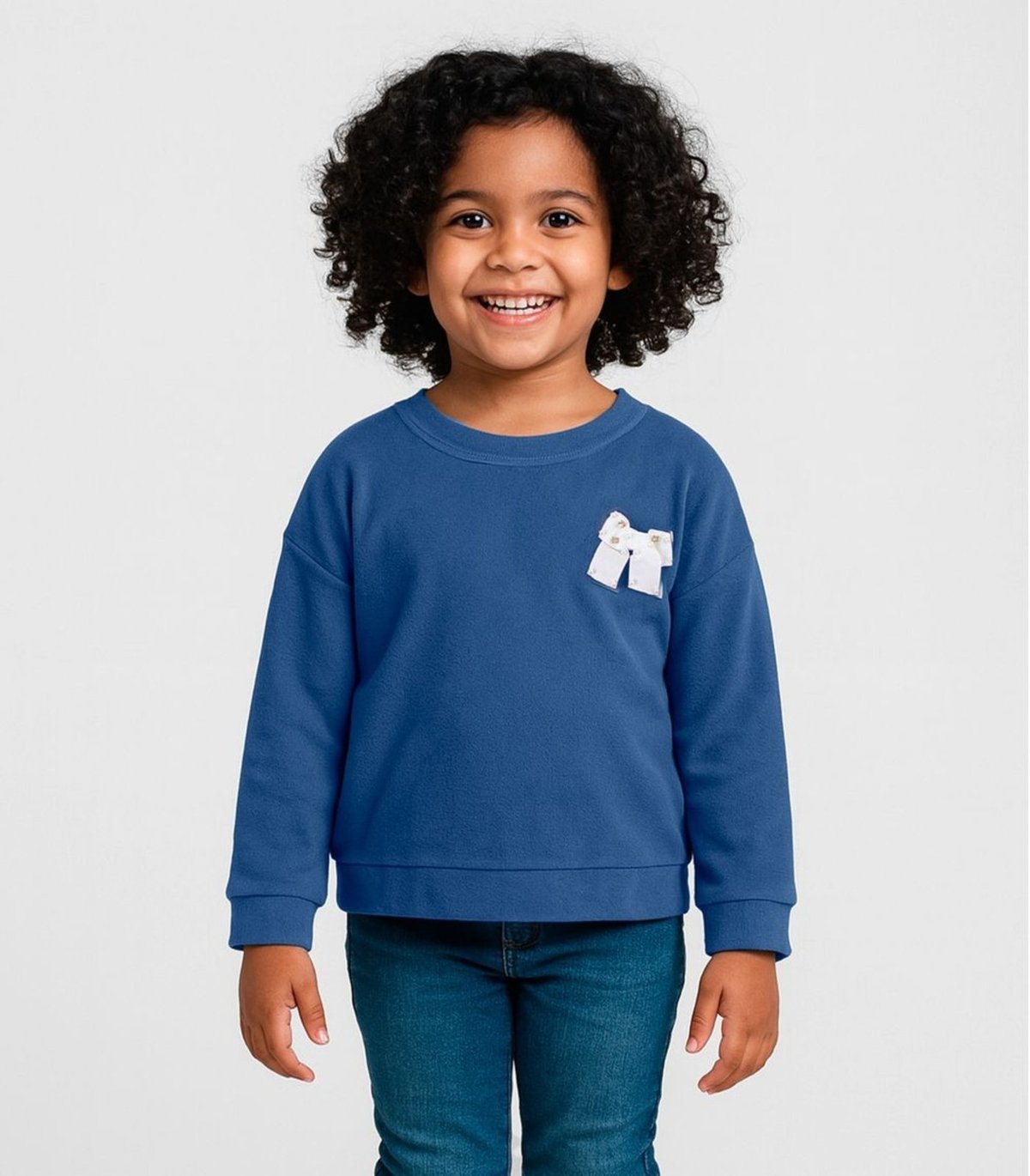 Imagem principal Infantil - Moletom Menina Com Laço Infinita Cor roxo INFINITA COR roxo