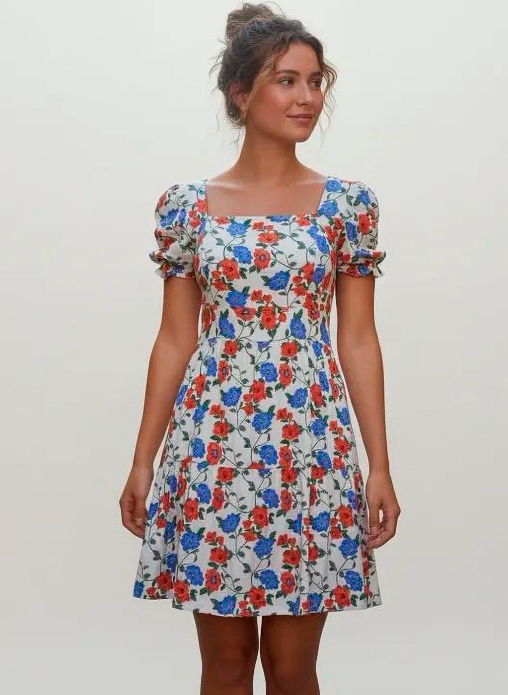 Vestido Amazonia Vital Curto Brisa Jardim Encantado