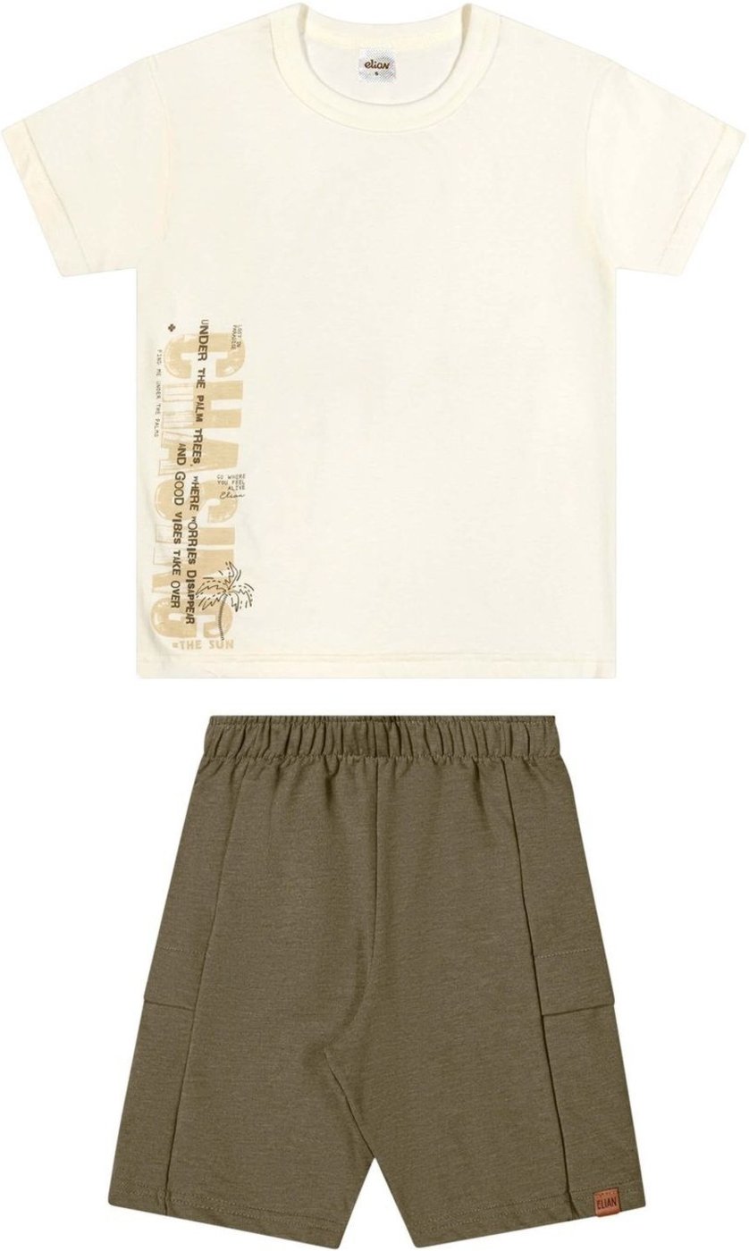 Imagem principal Infantil - Conjunto Menino Estampa Lateral Elian preto Elian preto