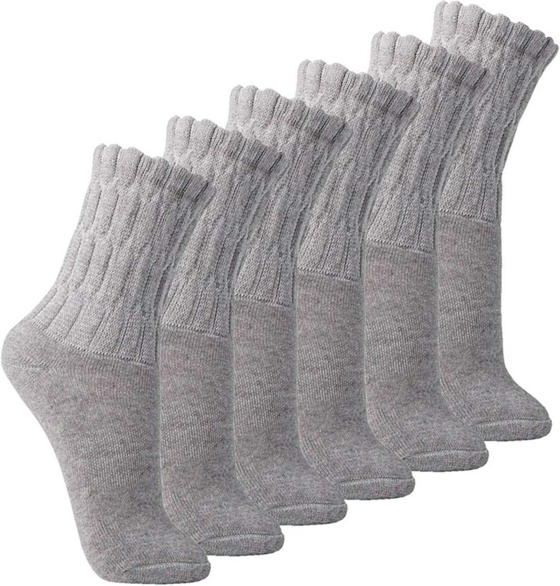 Kit com 6 Pares de Meias Aeróbica Lupo