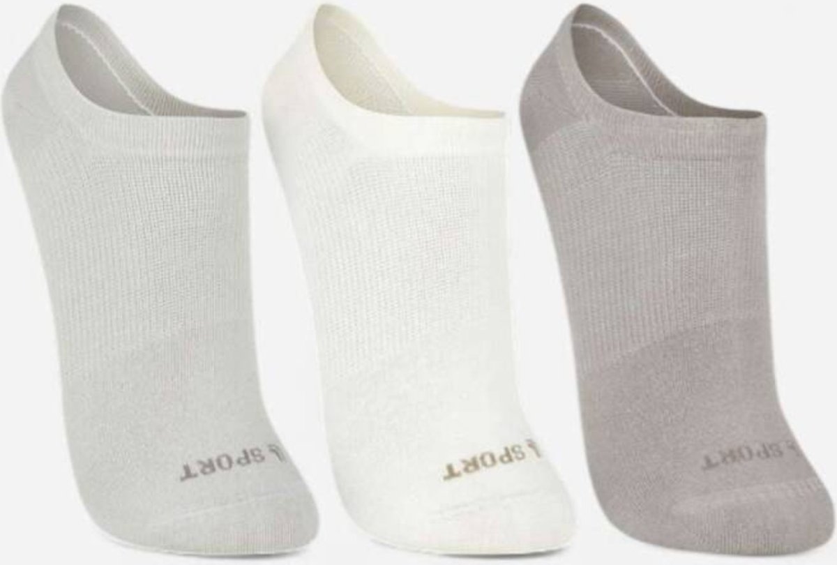 Kit Lupo com 3 Pares De Meia Sapatilha Invisível - Feminino