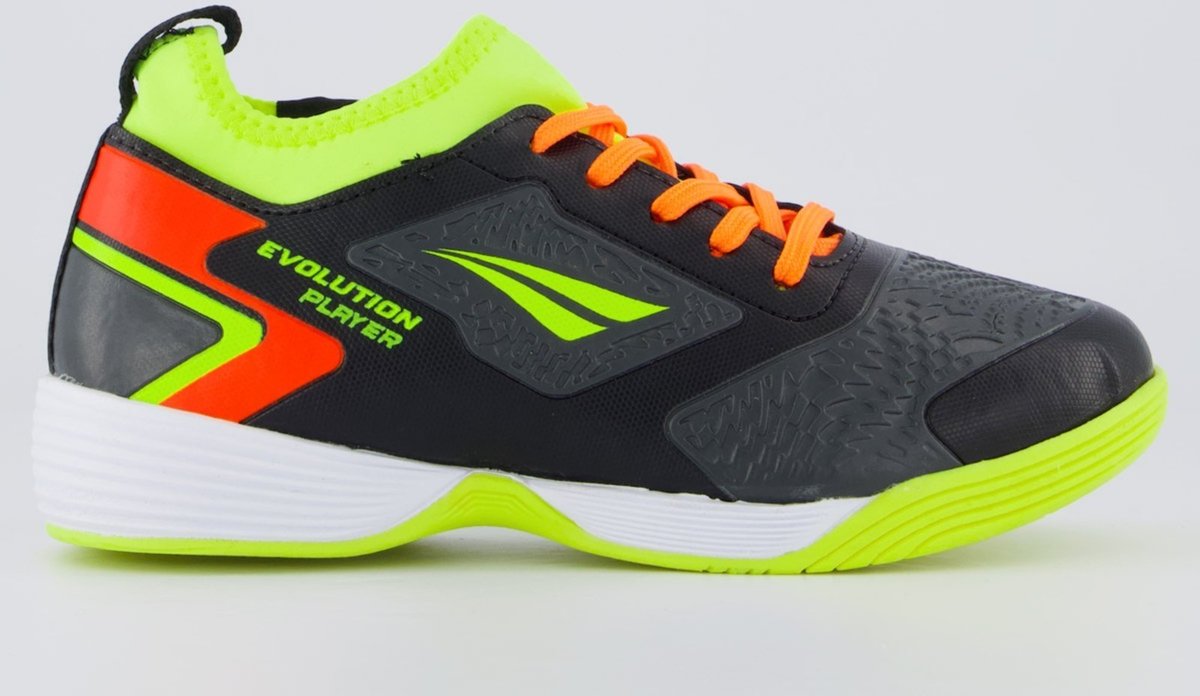 Imagem principal Chuteira Penalty Evolution Player Futsal Juvenil Preta e Amarela preto Penalty preto