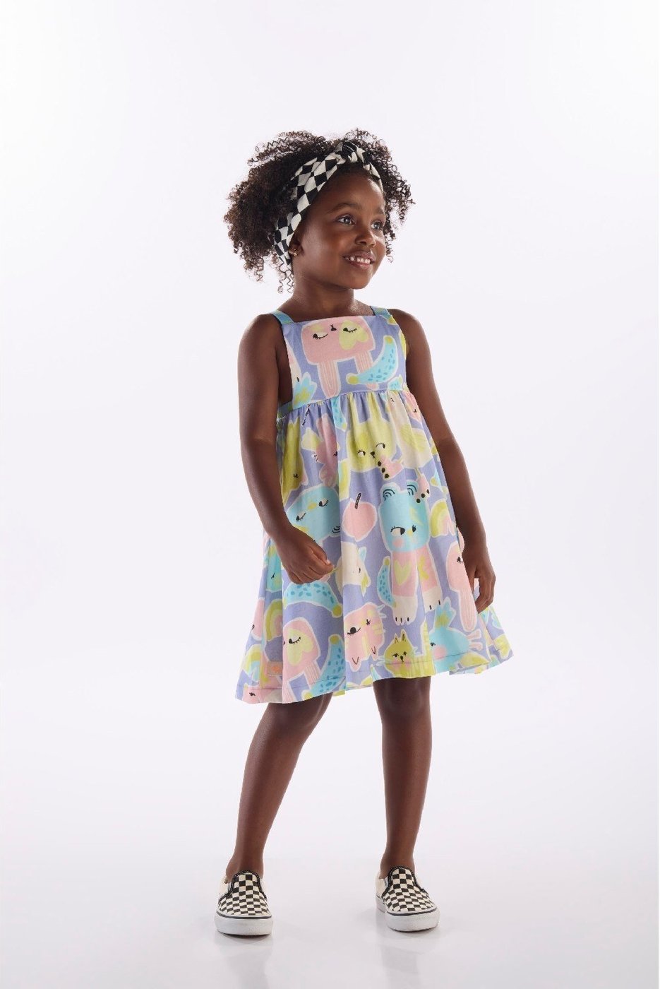 Imagem principal Infantil - Vestido Algodão e Viscose Três e Já azul Três e Já azul