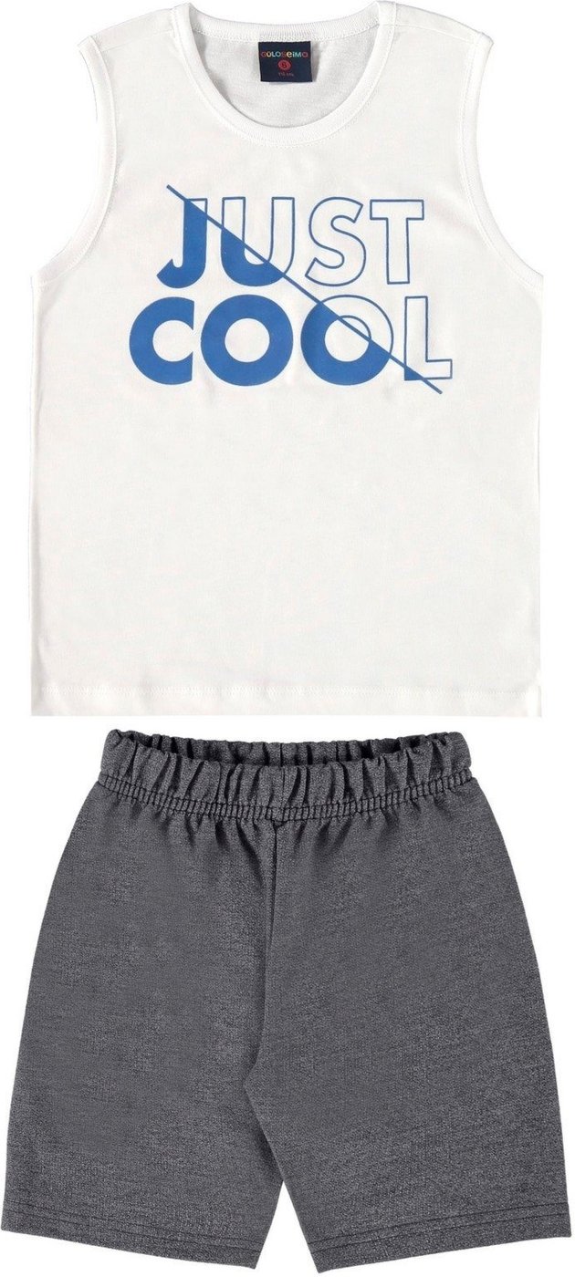 Imagem principal Infantil - Conjunto Just Cool para Menino Guloseima branco GULOSEIMA branco