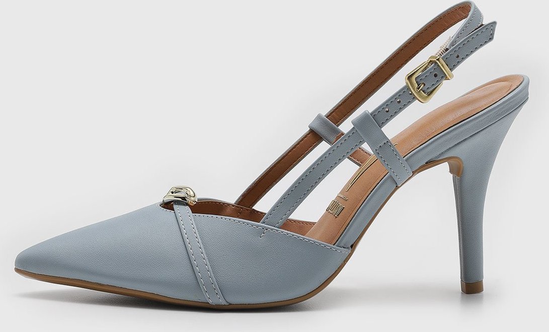 Imagem principal Scarpin Vizzano Salto Fino Bico Fino azul VIZZANO azul