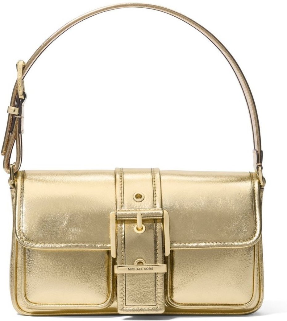 Imagem principal Bolsa De Ombro Colby Média De Couro Metalizado 30R5gbal8m740 dourado dourado