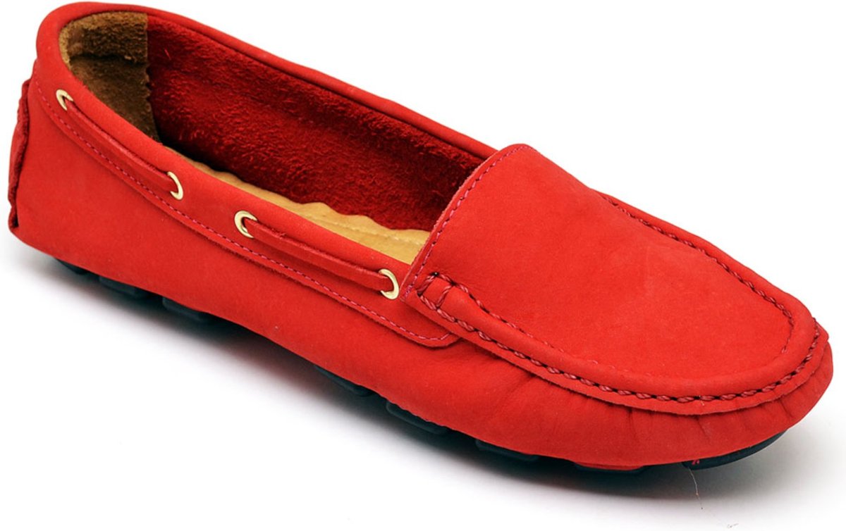 Mocassim Drive Casual Nine4 Em Couro Macio