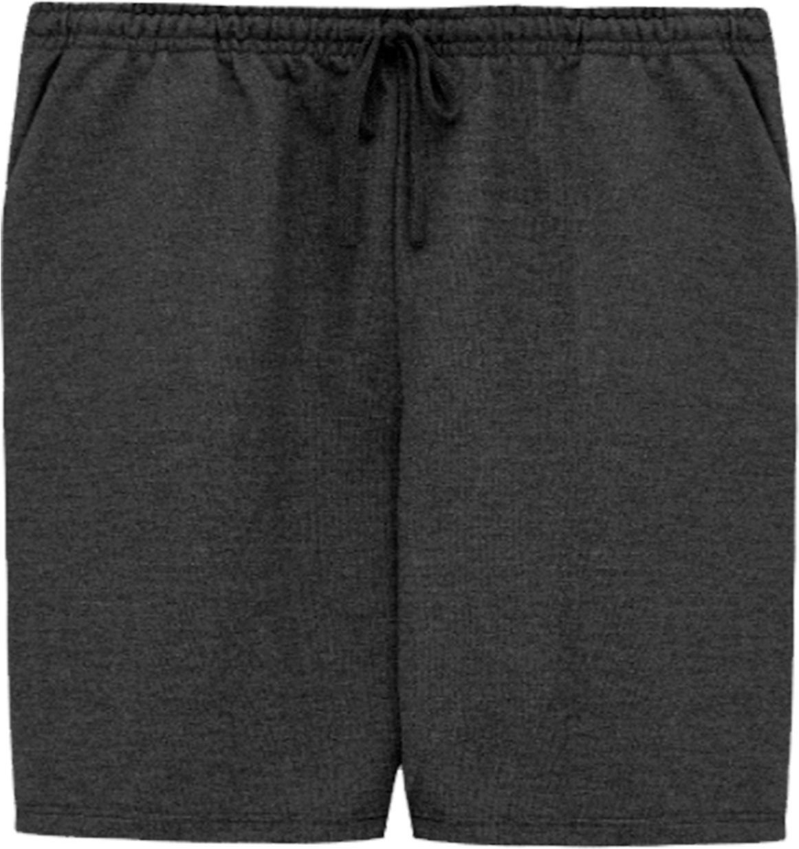 Bermuda De Moletom Masculino Plus Size W2 Casual Versátil E Resistente Ao Desgaste Escuro Chumbo