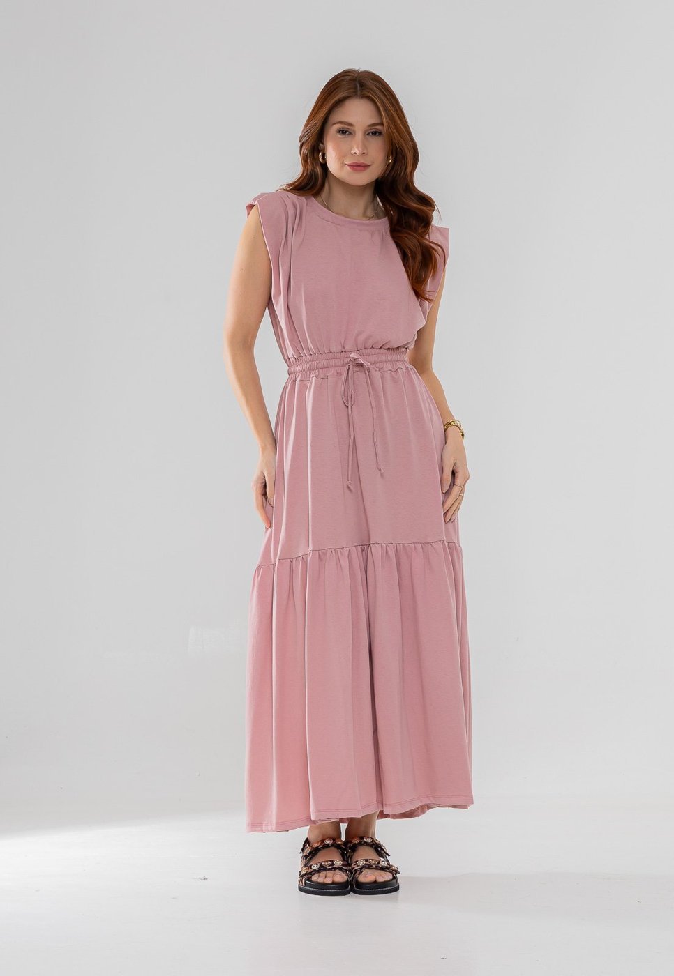 Vestido Aura Eduarda Malha Lisa