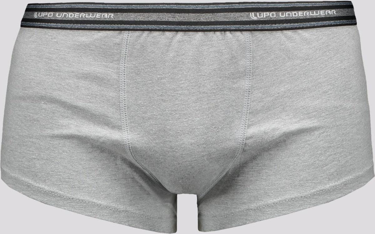 Imagem principal Cueca Sunga Lupo Basic Algodão com Elastano e Preto cinza Lupo cinza