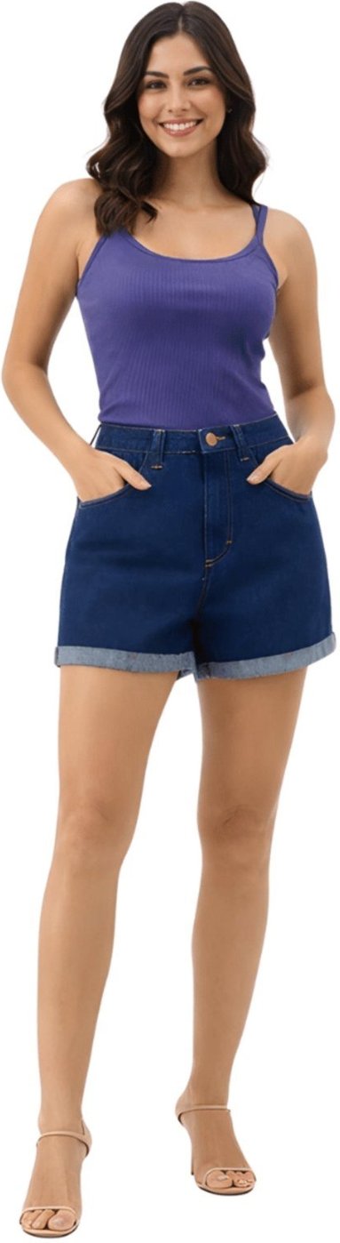 Shorts Feminino Mom