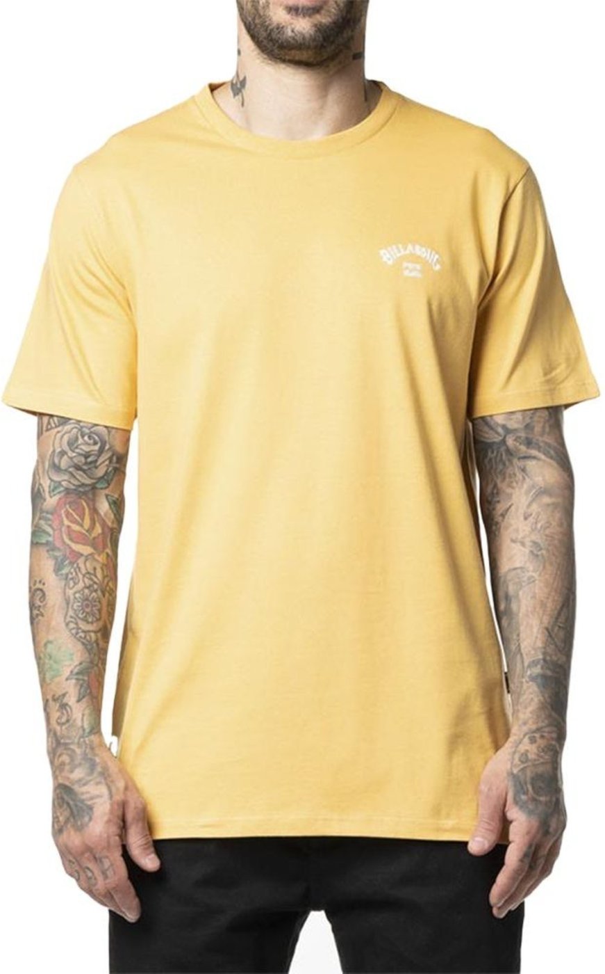 Imagem principal Camiseta Billabong Small Arch Emb. WT24 Masculina Mostarda amarelo Billabong amarelo