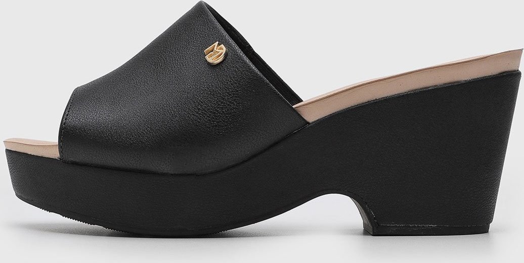 Sandália Feminina Modare Salto Anabela Preta