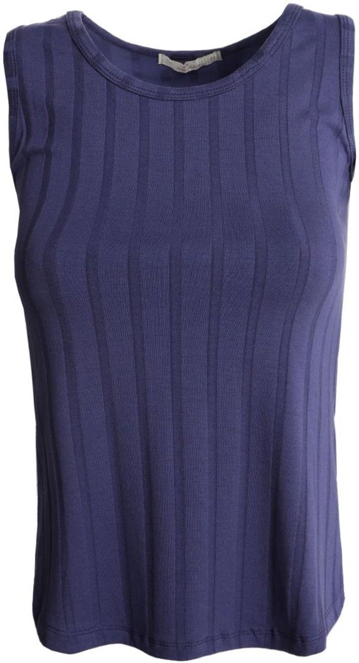 Imagem principal Blusa Regata Mullet Canelado Feminina MARINHO Autentique azul Autentique azul