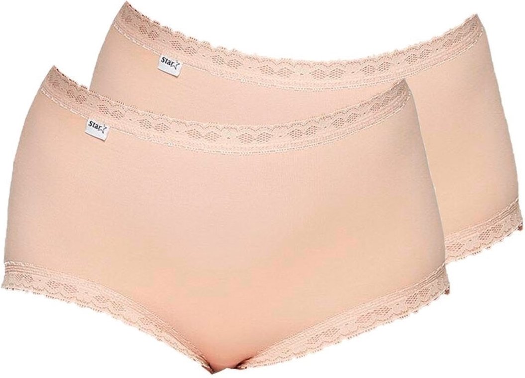 Imagem principal Kit com 2 Calcinhas Alta Star Max Triumph 24649 branco Triumph branco