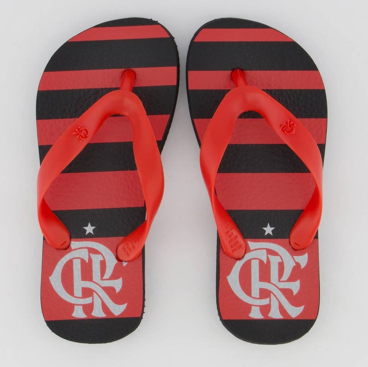 Imagem principal Infantil - Chinelo Flamengo Manto I 2024 e Preto Neorubber vermelho Neorubber vermelho